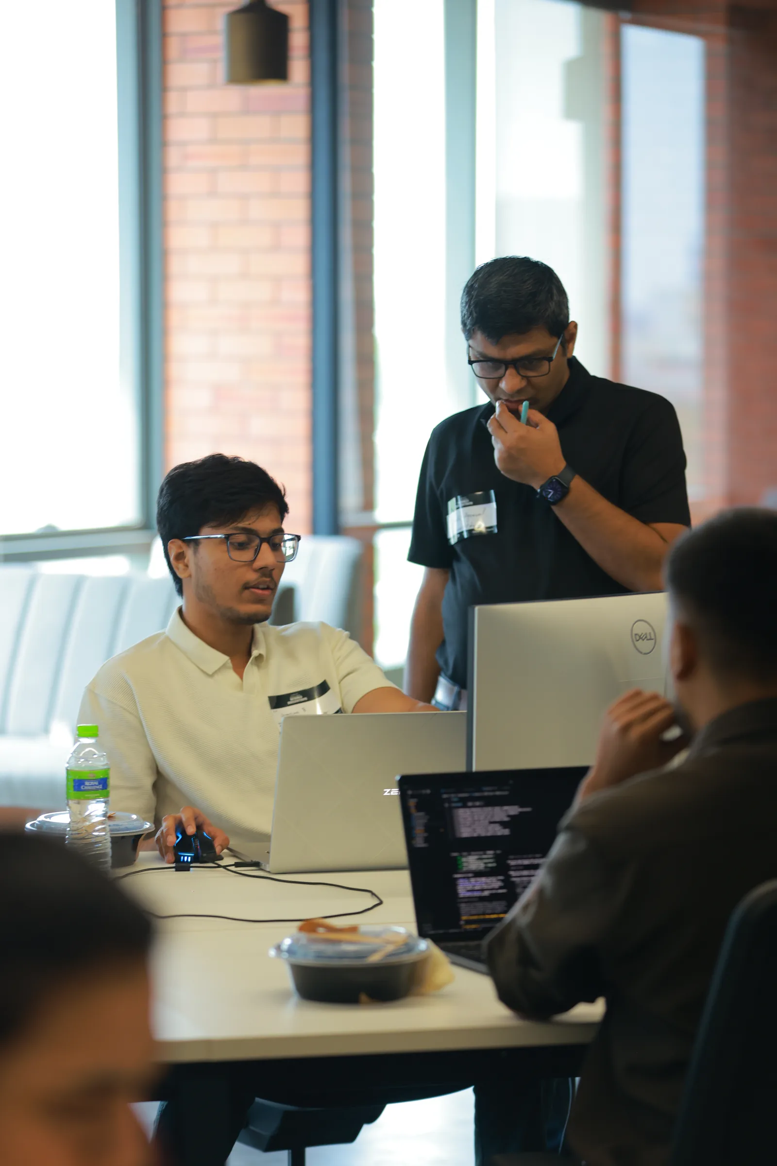 Building the Hermes agentic workflow on-site with a mentor
